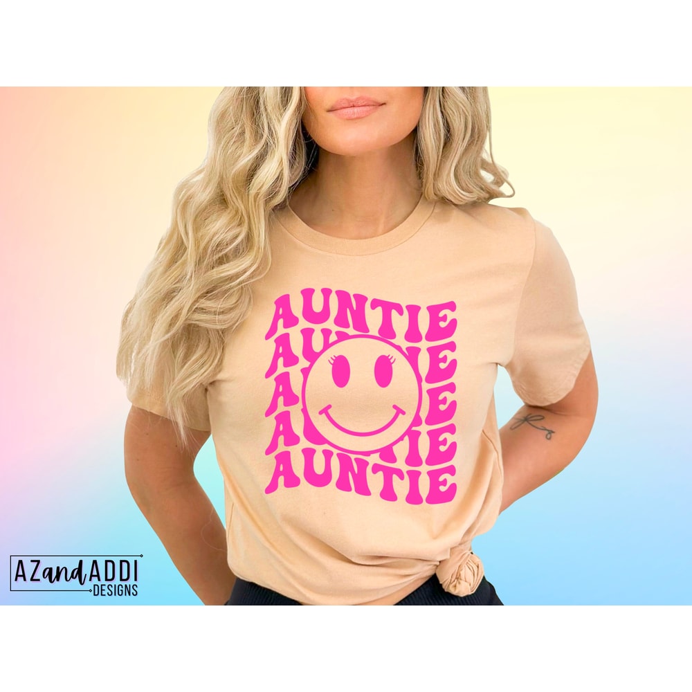 Retro Auntie png, auntie sublimation designs, auntie smiley face png, auntie life png, best auntie, auntie shirt png, pink auntie design - 4.jpg