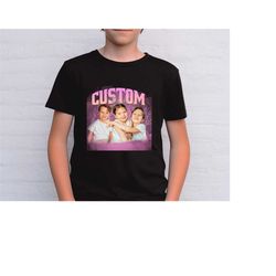 custom photo toddler t shirt, personalized kids photo tshirt, personalized family baby clothes, custom picture youth tee