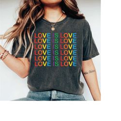 love is love t-shirt, womens love is love shirt, pride shirt, mens love is love shirt, lgbtq support tees, gay pride shi