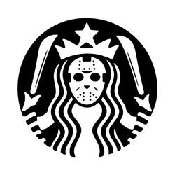 starbucks skeleton svg, halloween logo svg