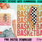 Retro basketball png, basketball lightning bolt png, basketball sublimation design, basketball game day png, basketball vibes - 1.jpg