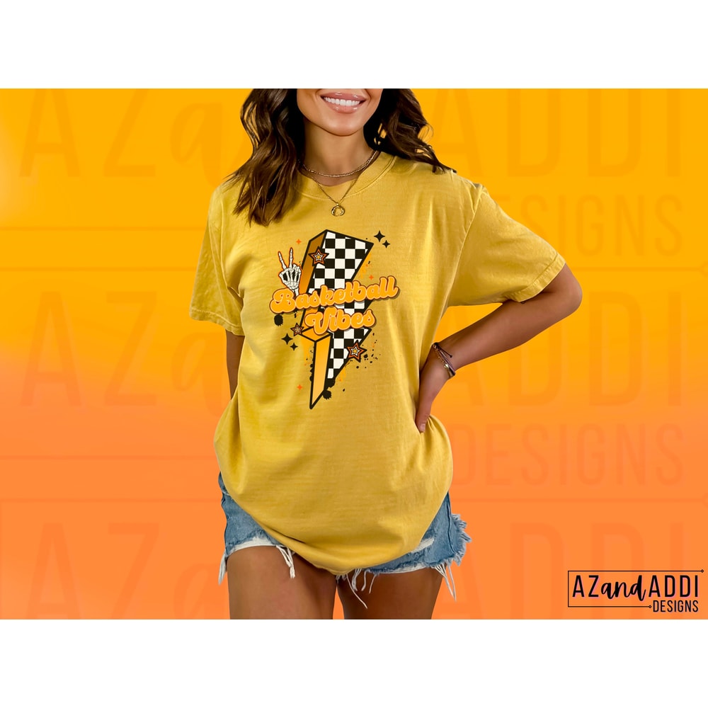 Retro basketball png, basketball vibes png, basketball sublimation design, game day basketball png, front and back png, digital download - 4.jpg