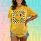Retro checkered smiley face png, smiley face sublimation design, boho smiley face png, good vibes png, digital download, trendy shirt design - 3.jpg