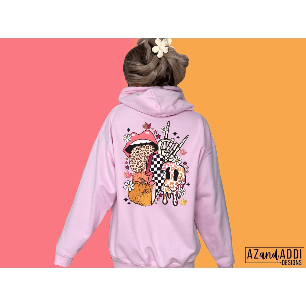 Retro fall png, fall sublimation design, fall skull png, melting smiley face png, pumpkin png, trendy fall shirt design, retro autumn png - 4.jpg