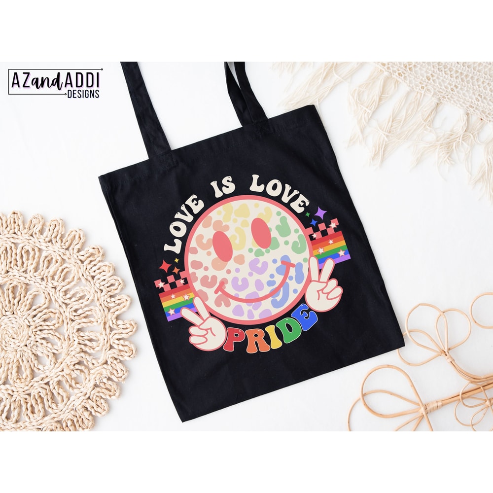 Retro gay pride smiley face png, Love is love png for sublimation, Gay Pride Png, Groovy Retro Pride design, LGBTQ sublimation design - 7.jpg