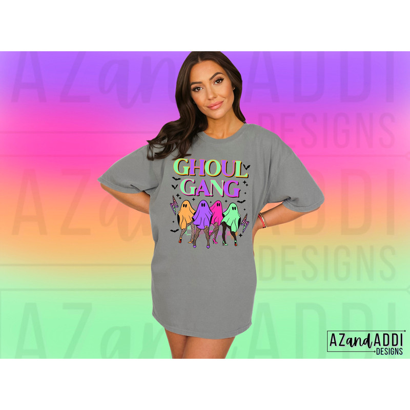 Retro Halloween png, ghoul gang png, spooky ghost png, Halloween sublimation design, trendy Halloween shirt design, digital download - 3.jpg