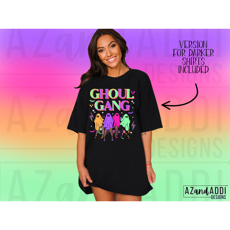 Retro Halloween png, ghoul gang png, spooky ghost png, Halloween sublimation design, trendy Halloween shirt design, digital download - 4.jpg