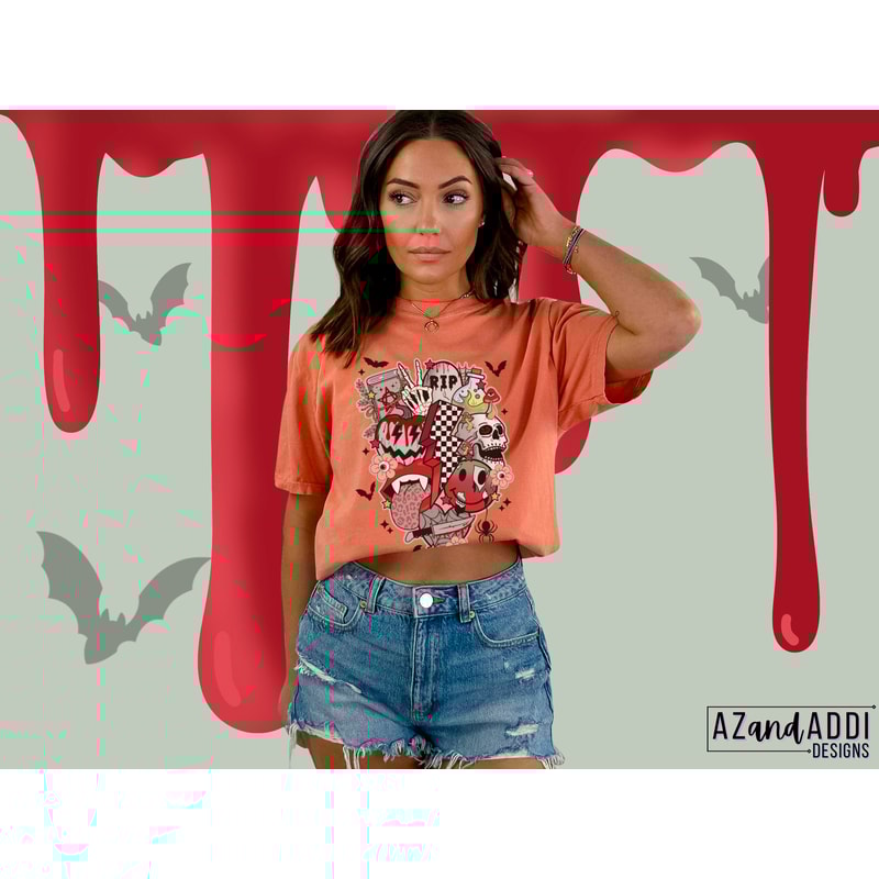 Retro Halloween png, Halloween sublimation designs download, spooky season png, Halloween smiley face png, horror Halloween png design - 5.jpg