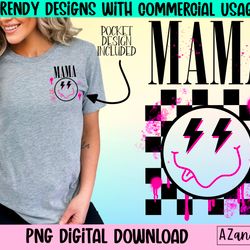 retro mama png, mama png sublimation, mothers day png, mama