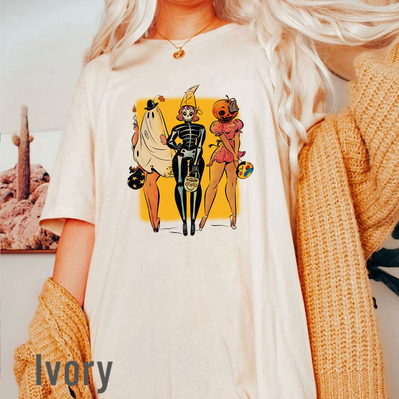 90s Halloween Comfort Colors Shirt, Retro Halloween Ghouls Shirt, Let's Go Ghouls Sweatshirt, Women's Halloween Graphic Tee, Halloween Gifts - 1.jpg