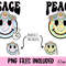 Retro tie dye smiley face png, smiley face sublimation design, peace sign smiley face, hippie smiley face, retro groovy, digital download - 2.jpg