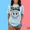 Retro tie dye smiley face png, smiley face sublimation design, peace sign smiley face, hippie smiley face, retro groovy, digital download - 3.jpg