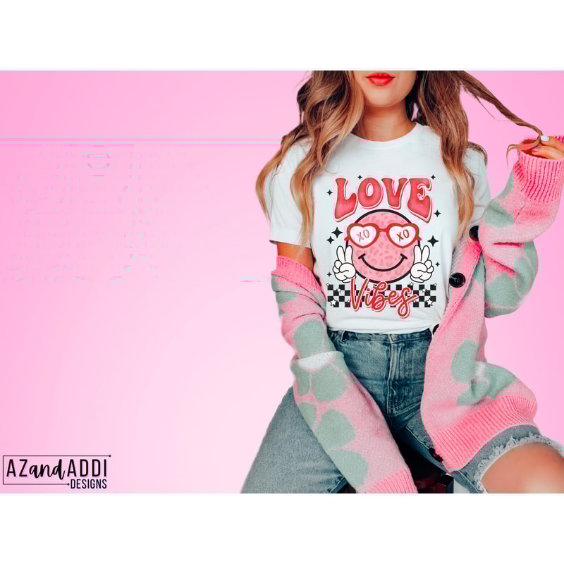 Retro Valentine’s Day sublimation design, love vibes png, Valentine’s Day png, valentine smile face png, heart smiley png - 3.jpg