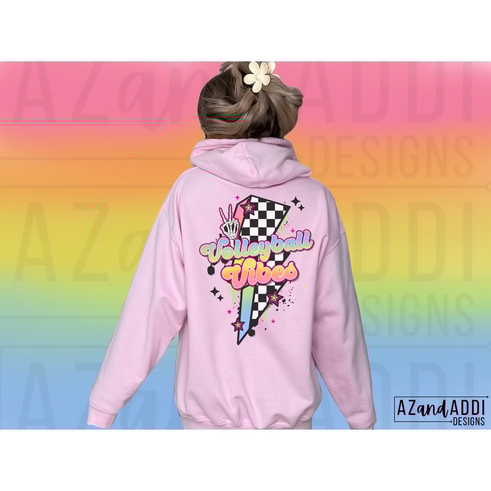 Retro volleyball png, volleyball sublimation design, game day volleyball png, volleyball mom png, front and back png, digital download - 2.jpg