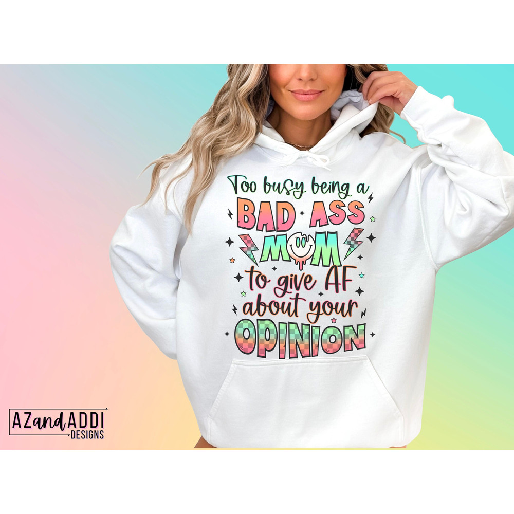 Retro sarcastic mom png, too busy being a badass mom png, retro Mother’s Day sublimation design, motherhood png, trendy mom digital download - 5.jpg