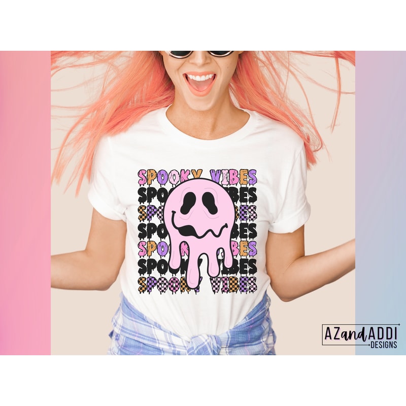 Spooky Vibes Sublimation PNG, Halloween Png, Retro Halloween sublimation, spooky ghost png, Fall vibes, Halloween vibes, spooky babe png - 2.jpg