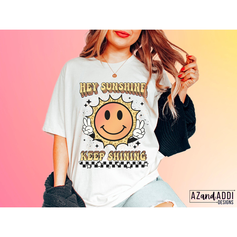 Retro sunshine png, hey sunshine keep shining png, retro smiley face, be the sunshine, sunshine on my mind, here comes the sun, smile face - 4.jpg