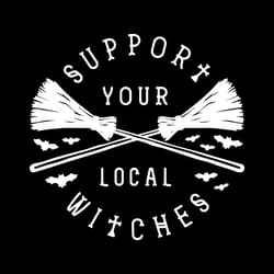 funny support your local witches halloween svg