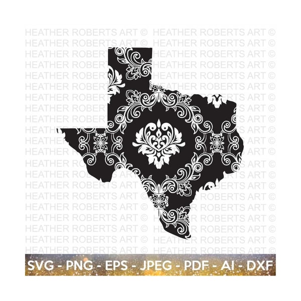 Texas Pattern Design SVG, Texas Svg, Texas Clipart, Texas Si - Inspire ...