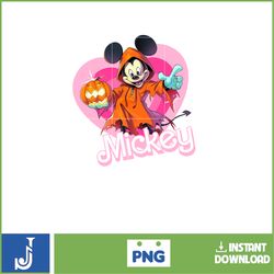 Halloween Y2k Barbie Mickey PNG, Halloween Fall Family Vacation PNG, Trick Or Treat Png, Spooky Vibes Png, Halloween, In