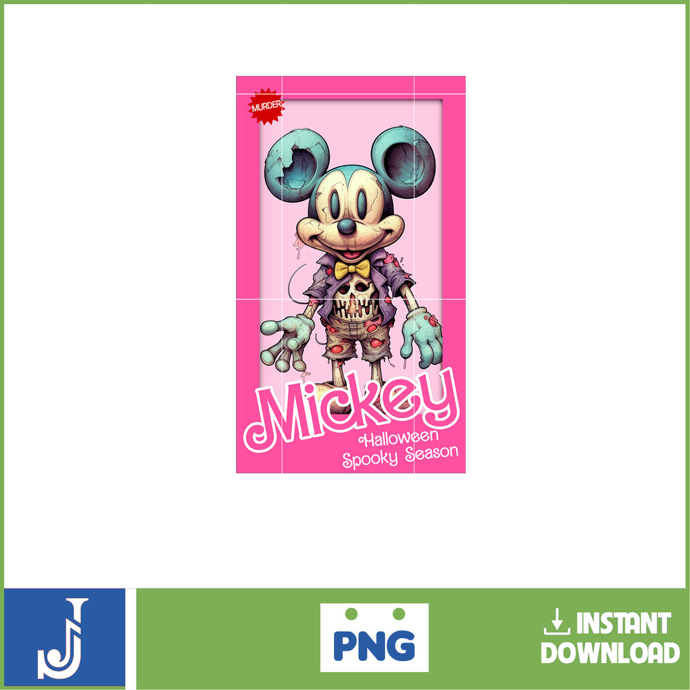 Halloween Y2k Barbie Mickey PNG, Halloween Fall Family Vacation PNG, Trick Or Treat Png, Spooky Vibes Png, Halloween, Instant Download (9).jpg