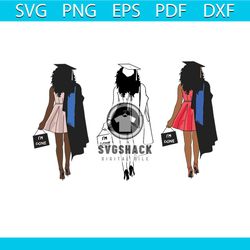 black queen graduation bundle svg, black girl svg, black girl magic, graduation svg, graduation black girl svg, graduate