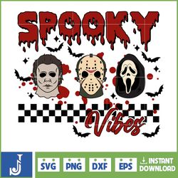 Horror Movie Characters Svg Horror Movie Characters svg, Michael Myers svg, Jason Voorhees SVG, Scream svg (26)