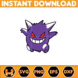 horror pikachu halloween svg, halloween pikachu horror characters svg, horror mickey balloon svg, halloween party (4)