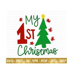 My First Christmas SVG, Christmas Onesie svg, Christmas SVG, Baby Christmas Shirt svg, Christmas Shirt, First Christmas
