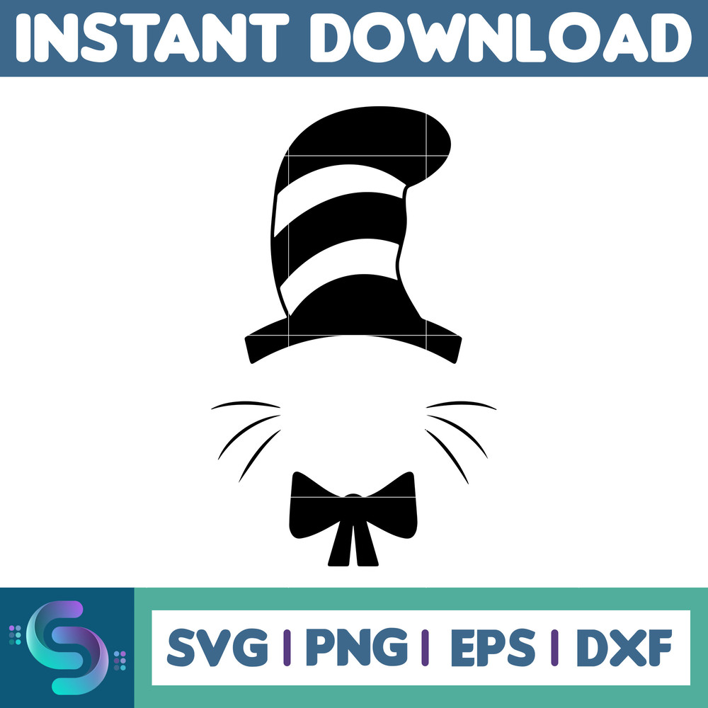 Dr Seuss Svg, Cat In The Hat SVG, Dr Seuss Hat SVG, Green Eggs And Ham Svg, Dr Seuss for Teachers Svg, Cricut, Thing Svg (78).jpg
