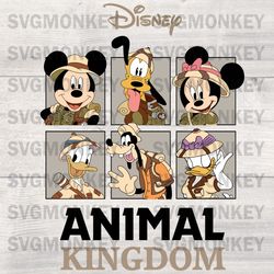 Retro Animal Kingdom Vintage Disneyland Trip PNG, SVG, DXF, EPS