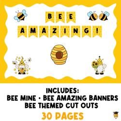 BEE Bulletin Board | Spring Theme | Visual Schedule | Display Board | Daycare Decor | Preschool Printables | Classroom