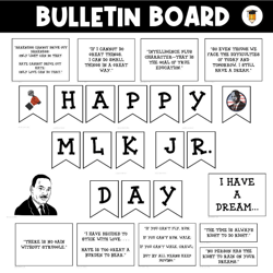 Martin Luther King Jr. Day | Bulletin Board | Black History Poster | Black History Decor | African American History