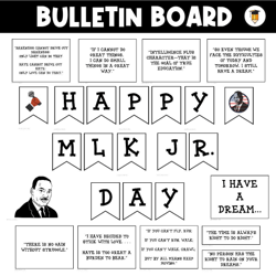 martin luther king jr. day | bulletin board | black history poster | black history decor | african american history