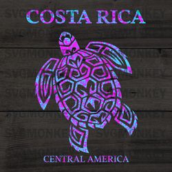 Costa Rica Sea Turtle Boys Girls Toddler Svg PNG, DXF, EPS