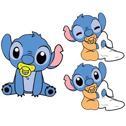 Disney Baby Stitch SVG, Personalized Disney Stitch SVG
