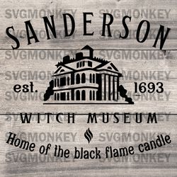 Sanderson Witch Museum Vintage Sanderson Sisters SVG PNG EPS DXF
