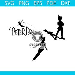 peter pan silhouettes bundle file svg, disney svg, disney character svg, cartoon character svg, movie character svg, dis