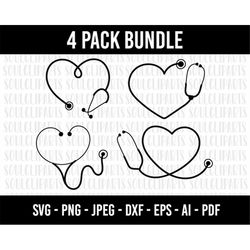 cod255- stethoscope svg, nurse svg, heart stethoscope clipart, heart stethoscope svg, digital download, cut file, sublim