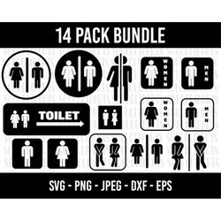 cod774- bathroom svg, restroom symbol svg, restroom sign svg, toilet svg, restroom icon svg, minimal outline bathroom si