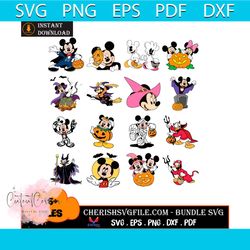 16 files of halloween festival in disney world bundle svg