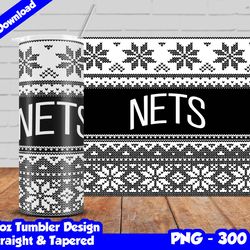 nets tumbler design png, 20oz skinny tumbler sublimation template, basketball nets, straight and tapered design,