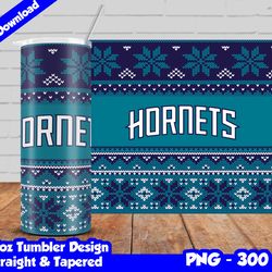 hornets tumbler design png, 20oz skinny tumbler sublimation template, basketball hornets, straight and tapered design,