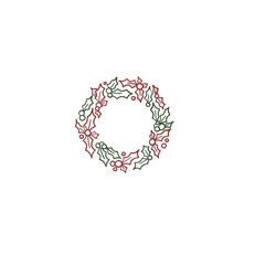 wreath mistletoe wreath mistletoe merry christmas christmas - svg download file - plotter file - crafting - plotter - pl