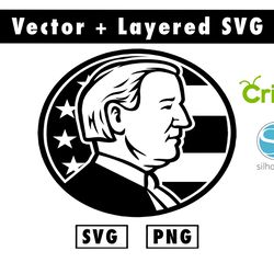 president-joe-biden svg and png files for cricut machine , anime svg , manga svg , goku svg