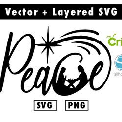 peace svg and png files for cricut machine , anime svg , manga svg , goku svg
