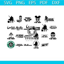 star wars mandalorian bundle svg, trending svg, star wars svg, mandalorian bundle svg, star wars, star wars gift, yoda s