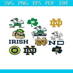 fighting irish logo bundle file svg, sport svg, sport fans svg, sport lover svg, sport logo team svg, fighting irish svg