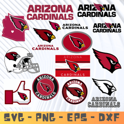 Arizona Cardinals Bundle SVG ,Arizona Cardinals Character, Arizona Cardinal svg bundle, Arizona Cardinal cutting files .