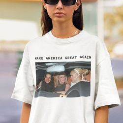 make america great again shirt -y2k,britney spears,mean girls shirt,funny shirt,bootleg,paris hilton shirt - a308